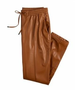 Women's Nine West Mid-Rise Pull-On Faux-Leather Pants Mineral Black -Nine West Shop unnamed file 1050