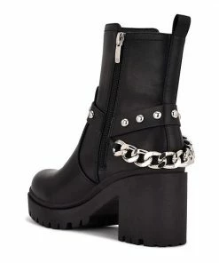 Nine West Quinda Women's Block Heel Boots Dark Gray -Nine West Shop unnamed file 1082