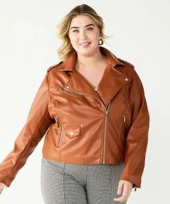 Plus Size Nine West Faux-Leather Moto Jacket Baked Nutmeg 7 Plus Size Nine West Faux-Leather Moto Jacket Baked Nutmeg -Nine West Shop unnamed file 1087
