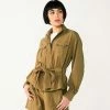 Women's Nine West Belted Utility Jacket Sergio Olive