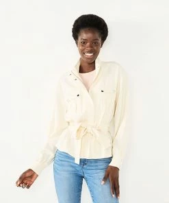 Women's Nine West Belted Utility Jacket Sergio Olive -Nine West Shop unnamed file 1183