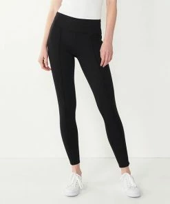 Petite Nine West Seamed Tummy Control Ponte Leggings Tan Plaid -Nine West Shop unnamed file 1226