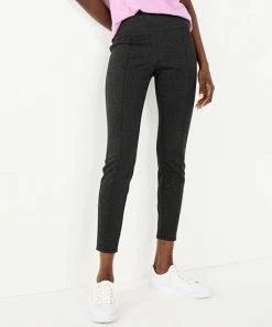 Petite Nine West Seamed Tummy Control Ponte Leggings Tan Plaid -Nine West Shop unnamed file 1227