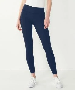 Petite Nine West Seamed Tummy Control Ponte Leggings Tan Plaid -Nine West Shop unnamed file 1228