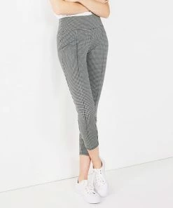 Petite Nine West Seamed Tummy Control Ponte Leggings Tan Plaid -Nine West Shop unnamed file 1230