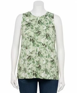 Plus Size Nine West Essential Easy High-Neck Tank Artic Aqua -Nine West Shop unnamed file 1254