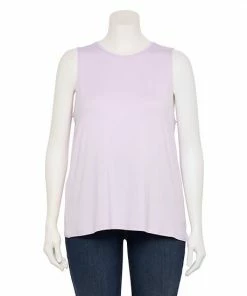 Plus Size Nine West Essential Easy High-Neck Tank Artic Aqua -Nine West Shop unnamed file 1269