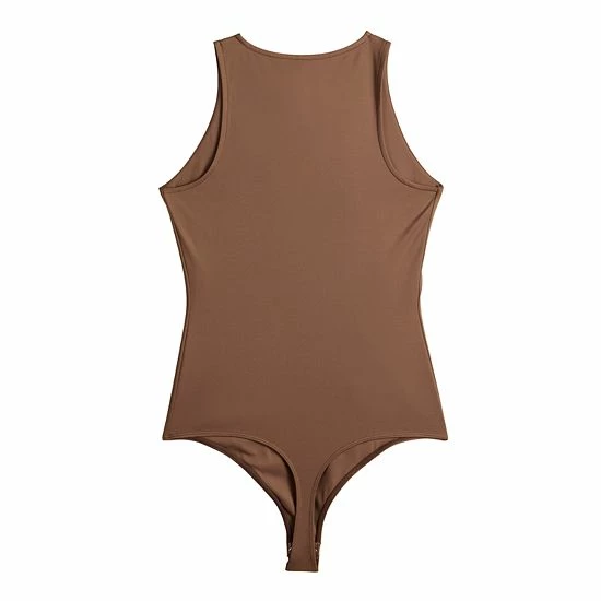 Women's Nine West Sculpt High Neck Bodysuit Elite Wine 3 Women's Nine West Sculpt High Neck Bodysuit Elite Wine - Image 3