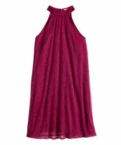 Women's Nine West Mockneck Swing Mini Dress Black Silver -Nine West Shop unnamed file 1283