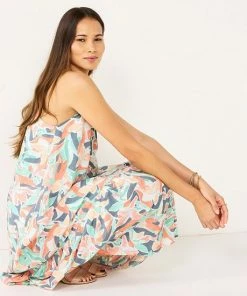 Women's Nine West Tiered Peasant Maxi Dress Plumeria Teal -Nine West Shop unnamed file 1297