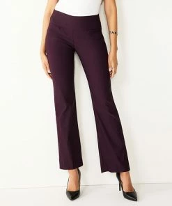 Women's Nine West Pull-On Dress Pants Mocha Froth -Nine West Shop unnamed file 1349