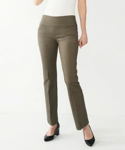 Women's Nine West Pull-On Dress Pants Mocha Froth -Nine West Shop unnamed file 1353