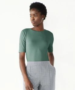 Petite Nine West Essential Elbow Sleeve Tee Valentina Peri -Nine West Shop unnamed file 1358