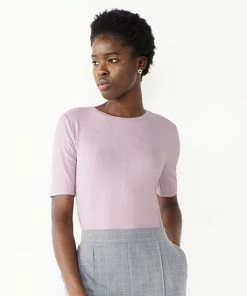 Petite Nine West Essential Elbow Sleeve Tee Valentina Peri -Nine West Shop unnamed file 1369