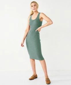 Women's Nine West Fine Gauge Knit Tank Dress Cherry Merlot -Nine West Shop unnamed file 1375