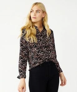 Women's Nine West Drapey Button Down Shirt Kelly Lavender -Nine West Shop unnamed file 140