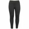 Plus Size Nine West Seamed Tummy-Control Ponte Leggings Tan Plaid