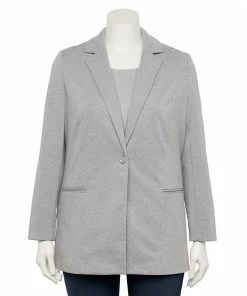 Plus Size Nine West Relaxed Knit Blazer Black 7 Plus Size Nine West Relaxed Knit Blazer Black -Nine West Shop unnamed file 1421