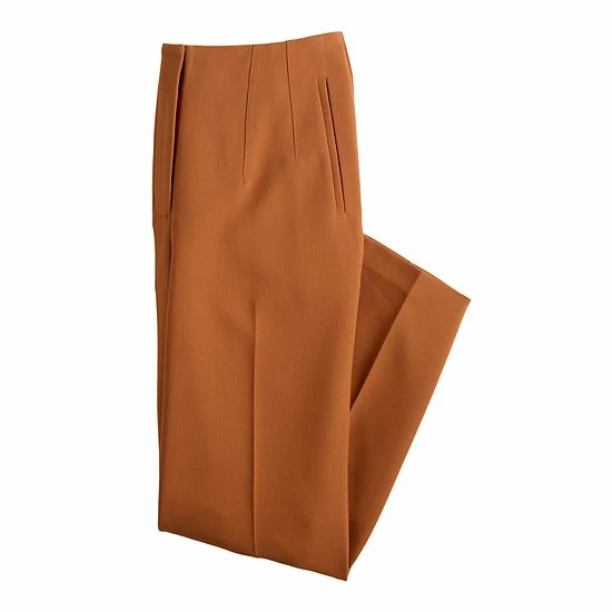 Women's Nine West Curvy High-Waisted Tapered Pants Brandy Blue 3 Women's Nine West Curvy High-Waisted Tapered Pants Brandy Blue - Image 3