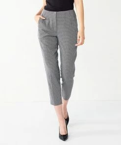 Women's Nine West Curvy High-Waisted Tapered Pants Brandy Blue 15 Women's Nine West Curvy High-Waisted Tapered Pants Brandy Blue -Nine West Shop unnamed file 1474