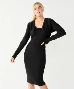 Women's Nine West Short Bolero Cardigan Cherry Merlot