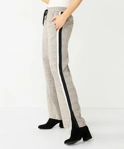 Women's Nine West Side-Stripe Wide-Leg Pants Yellow Black Ivory -Nine West Shop unnamed file 1502