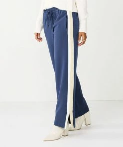 Women's Nine West Side-Stripe Wide-Leg Pants Yellow Black Ivory -Nine West Shop unnamed file 1504