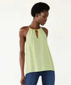 Women's Nine West High Neck Keyhole Tank White Zebra -Nine West Shop unnamed file 1508