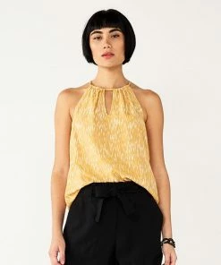 Women's Nine West High Neck Keyhole Tank White Zebra -Nine West Shop unnamed file 1511