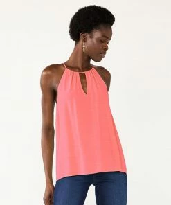 Women's Nine West High Neck Keyhole Tank White Zebra -Nine West Shop unnamed file 1512