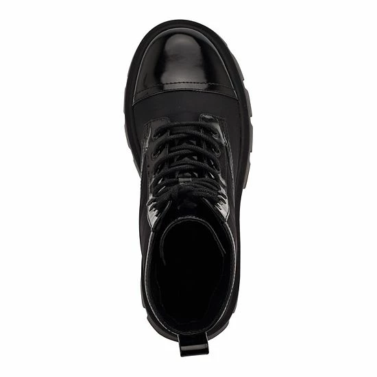 Nine West Obri Women's Combat Boots Dark Green 4 Nine West Obri Women's Combat Boots Dark Green - Image 4