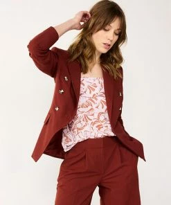 Women's Nine West Double-Breasted Blazer Leigh Beige -Nine West Shop unnamed file 1540