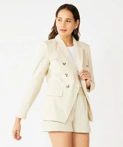 Women's Nine West Double-Breasted Blazer Leigh Beige -Nine West Shop unnamed file 1541