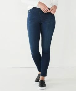 Women's Nine West Pull-On Jeggings Medium Wash -Nine West Shop unnamed file 156