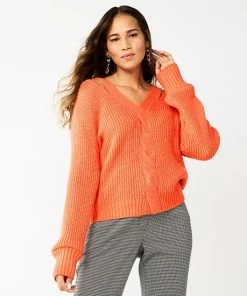 Women's Nine West Twist-Front Cutout Sweater Mocha Frosting -Nine West Shop unnamed file 1565