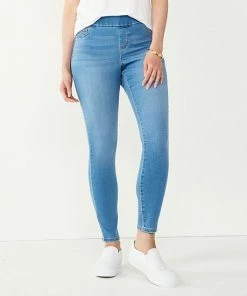 Women's Nine West Pull-On Jeggings Medium Wash -Nine West Shop unnamed file 158