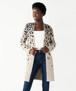 Women's Nine West Jacquard Long Cardigan Gray Abstract 35 Women's Nine West Jacquard Long Cardigan Gray Abstract -Nine West Shop unnamed file 16