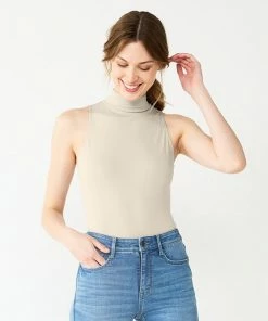 Women's Nine West Sculpt Mockneck Bodysuit Amythest Raisin -Nine West Shop unnamed file 1601