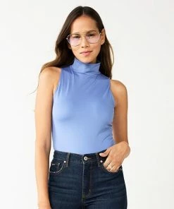 Women's Nine West Sculpt Mockneck Bodysuit Amythest Raisin -Nine West Shop unnamed file 1603