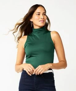 Women's Nine West Sculpt Mockneck Bodysuit Amythest Raisin -Nine West Shop unnamed file 1607