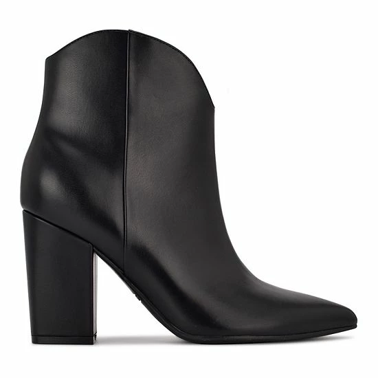 Nine West Ghost Women's Block Heel Ankle Boots Silver 2 Nine West Ghost Women's Block Heel Ankle Boots Silver - Image 2