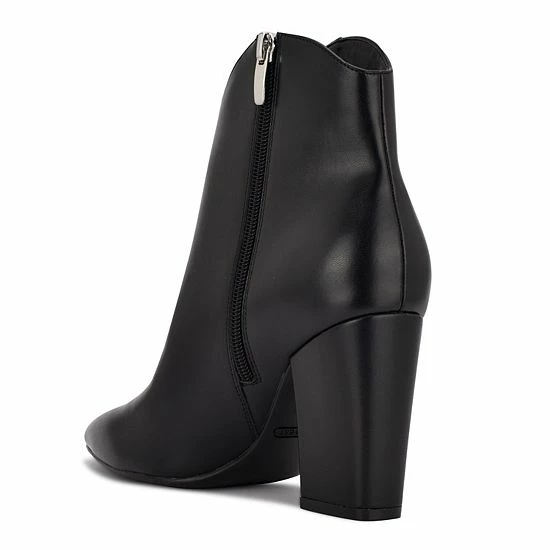 Nine West Ghost Women's Block Heel Ankle Boots Silver 5 Nine West Ghost Women's Block Heel Ankle Boots Silver - Image 5