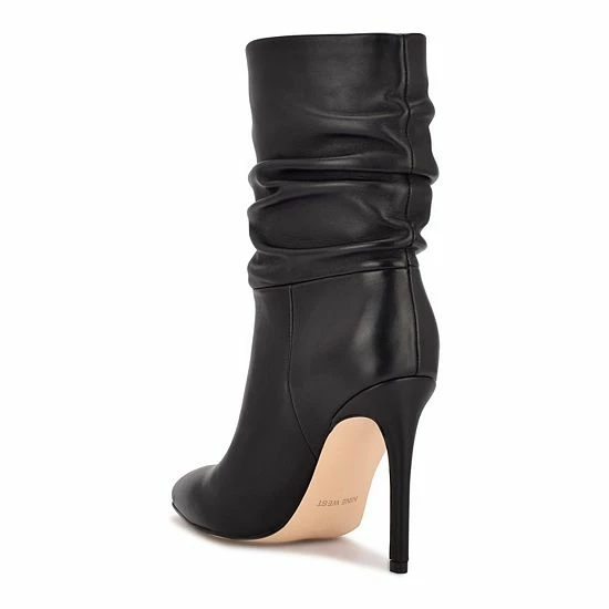 Nine West Jenn Women's Leather Ankle Boots Light Natural Leather 5 Nine West Jenn Women's Leather Ankle Boots Light Natural Leather - Image 5