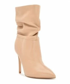 Nine West Jenn Women's Leather Ankle Boots Light Natural Leather 13 Nine West Jenn Women's Leather Ankle Boots Light Natural Leather -Nine West Shop unnamed file 1685