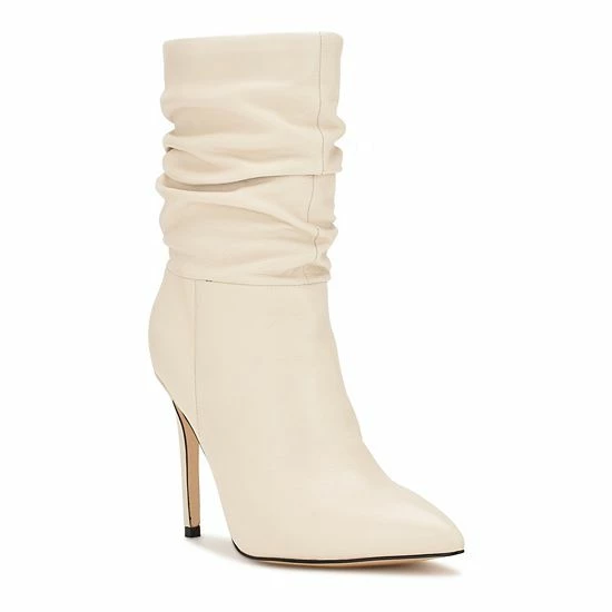 Nine West Jenn Women's Leather Ankle Boots Light Natural Leather 7 Nine West Jenn Women's Leather Ankle Boots Light Natural Leather - Image 7