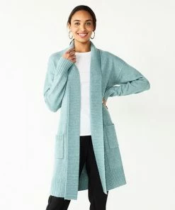 Women's Nine West Shawl Collar Cardigan Zinfindandel Heather -Nine West Shop unnamed file 169