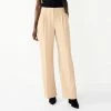 Women's Nine West High-Waisted Wide-Leg Trouser Pants Mineral Black