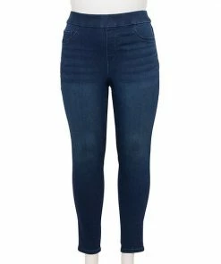 Plus Size Nine West Pull-On High-Waisted Skinny Jeggings Dark Wash 9 Plus Size Nine West Pull-On High-Waisted Skinny Jeggings Dark Wash -Nine West Shop unnamed file 1717
