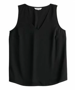 Petite Nine West V-Neck Tank Pansy Plum -Nine West Shop unnamed file 1722