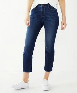Petite Nine West Slimming Straight-Leg High-Waisted Crop Jeans Medium Wash 7 Petite Nine West Slimming Straight-Leg High-Waisted Crop Jeans Medium Wash -Nine West Shop unnamed file 1750